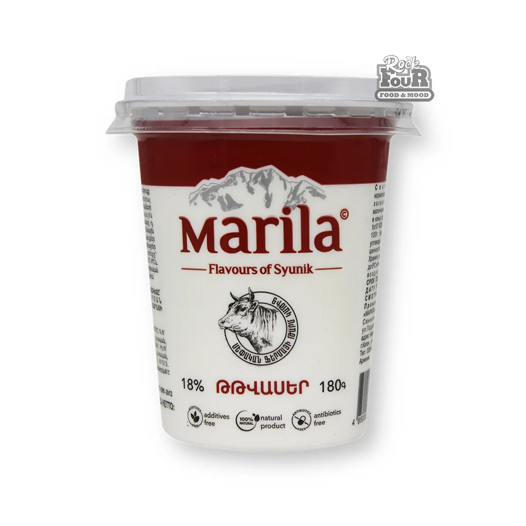 Թթվասեր «Marila» 20% 180գ